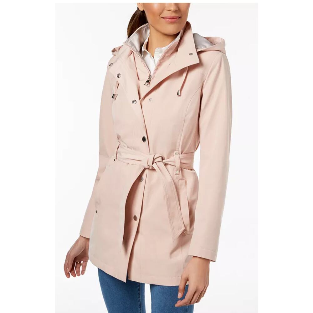 Nautica Belted Waterproof Trench Coat/Raincoat XS